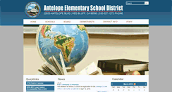 Desktop Screenshot of antelopeschools.org